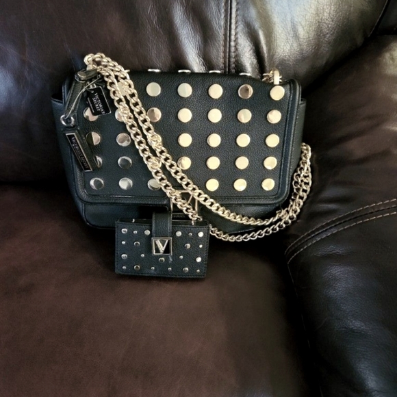 Victoria's Secret Handbags - NWT VS PINK STUDDED CROSSBODY